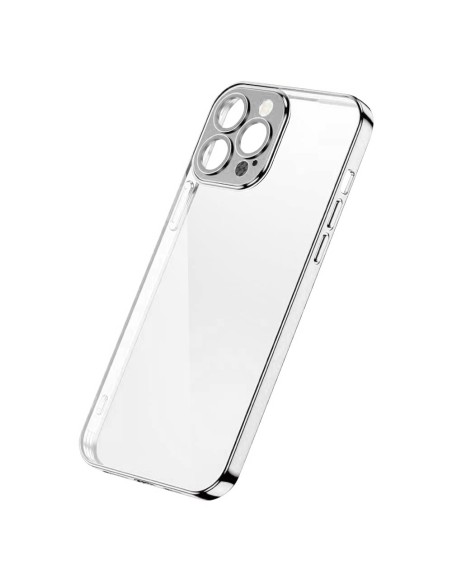 Dėklo dangtelis skirtas iPhone 13 Pro, korpusas su sidabriniu metaliniu rėmeliu
 
Dėklo dangtelis skirtas iPhone 13 Pro, korpusas su sidabriniu metaliniu rėmeliu