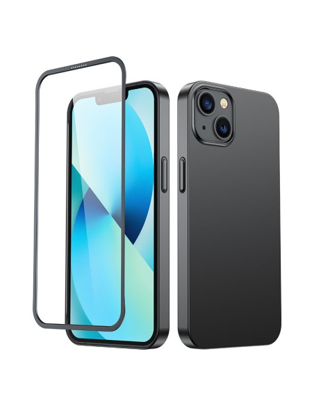 Dėklo dangtelis iPhone 13, galinis ir priekinis korpusas + grūdintas stiklas, juodas
 
Dėklo dangtelis iPhone 13, galinis ir priekinis korpusas + grūdintas stiklas, juodas