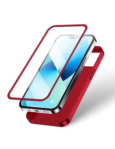 Dėklo dangtelis iPhone 13, galinis ir priekinis korpusas + grūdintas stiklas, raudonas
 
Dėklo dangtelis iPhone 13, galinis ir priekinis korpusas + grūdintas stiklas, raudonas
