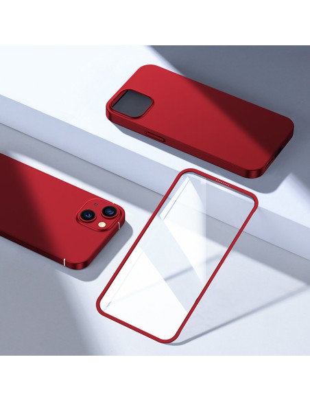 Dėklo dangtelis iPhone 13, galinis ir priekinis korpusas + grūdintas stiklas, raudonas
 
Dėklo dangtelis iPhone 13, galinis ir priekinis korpusas + grūdintas stiklas, raudonas