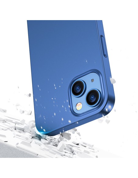 
Dėklo dangtelis iPhone 13, galinis ir priekinis korpusas + grūdintas stiklas, mėlynas
