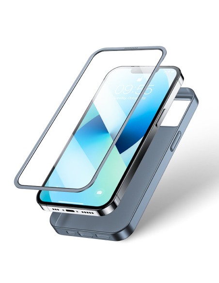 Dėklas iPhone 13, galinis ir priekinis dangtelis + grūdintas stiklas, pilkas
 
Dėklas iPhone 13, galinis ir priekinis dangtelis + grūdintas stiklas, pilkas