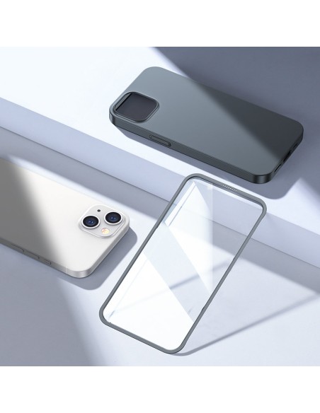 Dėklas iPhone 13, galinis ir priekinis dangtelis + grūdintas stiklas, pilkas
 
Dėklas iPhone 13, galinis ir priekinis dangtelis + grūdintas stiklas, pilkas