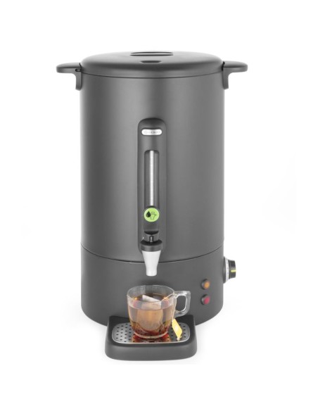 Warnik kavos šildytuvas su nenulašančiu čiaupu juodu Concept Line 10 l - Hendi 211458