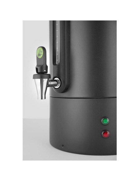 Warnik kavos šildytuvas su nenulašančiu čiaupu juodu Concept Line 10 l - Hendi 211458