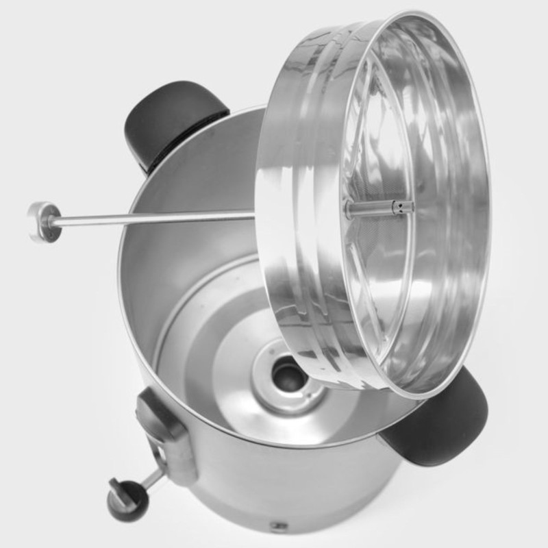 Warnik kavos šildytuvas su nenulašančiu čiaupu juodu Concept Line 10 l - Hendi 211458