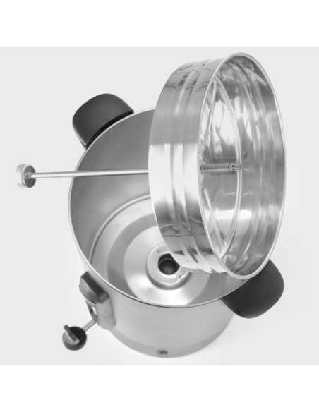 Warnik kavos šildytuvas su nenulašančiu čiaupu juodu Concept Line 10 l - Hendi 211458