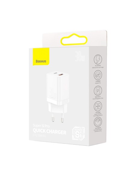Greitas USB įkroviklis USB-C 30W PD QC Super Si Pro balta
 
Greitas USB įkroviklis USB-C 30W PD QC Super Si Pro balta