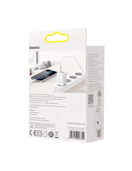 Greitas USB įkroviklis USB-C 30W PD QC Super Si Pro balta
 
Greitas USB įkroviklis USB-C 30W PD QC Super Si Pro balta