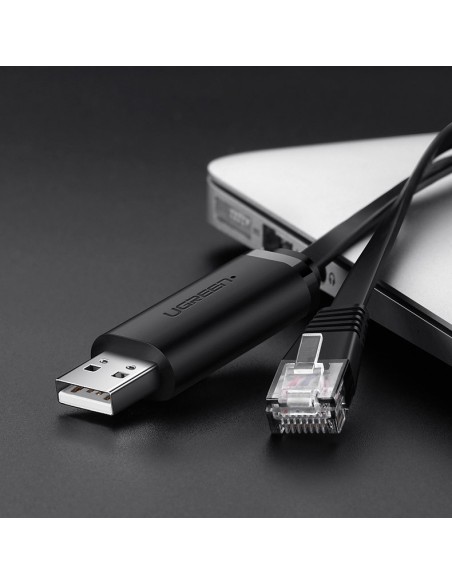Konsolinis laidas, USB - RJ45 adapteris, vytos poros Ethernet kabelis, 1,5 m, juodas
 
Konsolinis laidas, USB - RJ45 adapteris, vytos poros Ethernet kabelis, 1,5 m, juodas