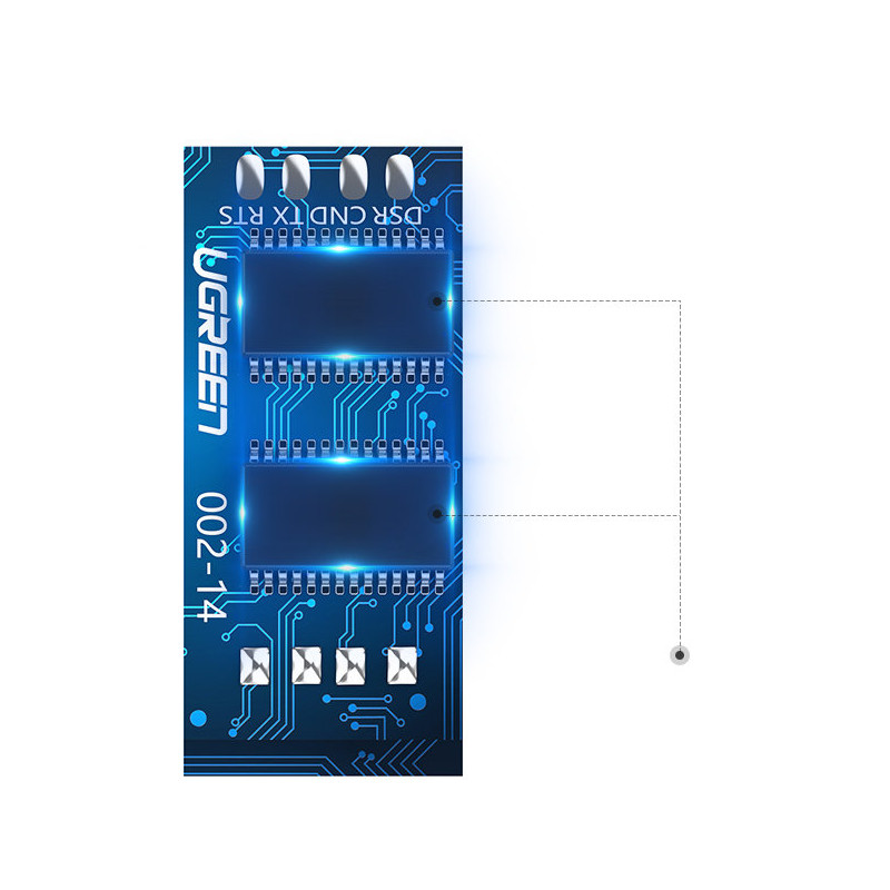 Konsolinis laidas, USB - RJ45 adapteris, vytos poros Ethernet kabelis, 1,5 m, juodas