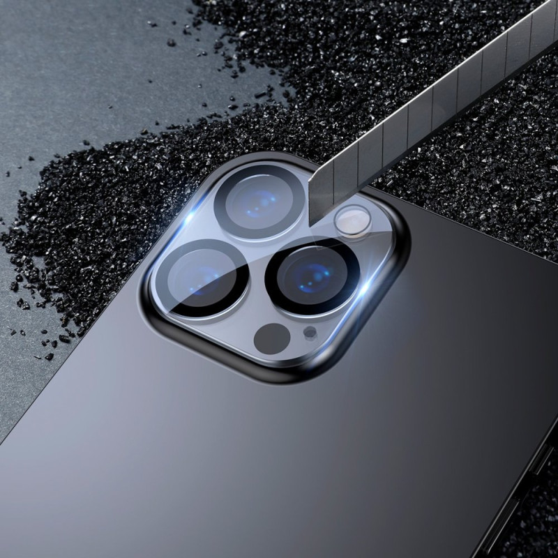 Grūdintas stiklas 0,3 mm visam fotoaparato objektyvui iPhone 13 Pro Max SET iš 2 vnt.