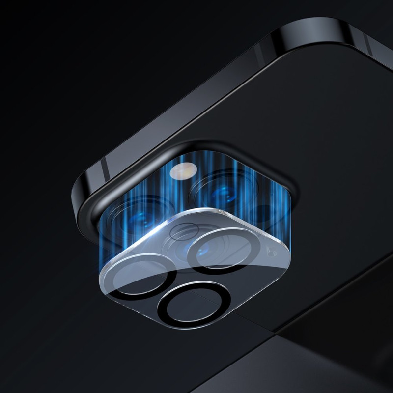 Grūdintas stiklas 0,3 mm visam fotoaparato objektyvui iPhone 13 Pro Max SET iš 2 vnt.