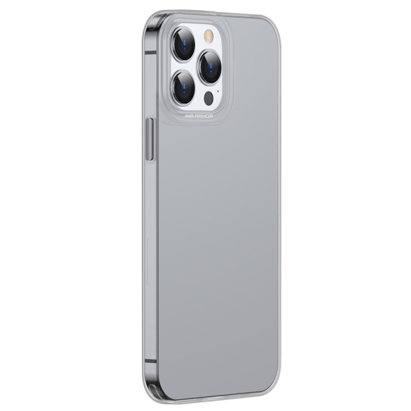 Skaidrus gelio dėklas iPhone 13 Pro Simple Series Case juodas