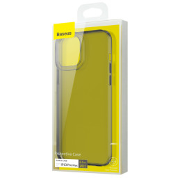 
Skaidrus gelio dėklas iPhone 13 Pro Simple Series Case juodas
