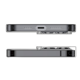 
Skaidrus gelio dėklas iPhone 13 Pro Simple Series Case juodas
