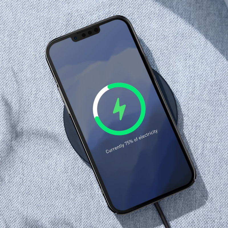 Skaidrus dangtelis iPhone 13 Pro Max Glitter Case juodas