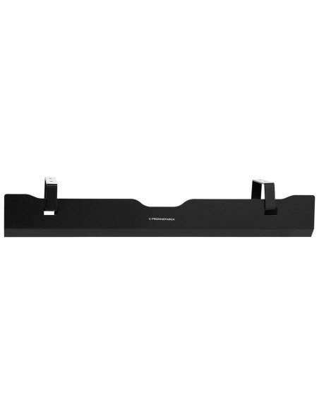 Lentynų maskavimo kabelių laikiklis po stalu 600x135x108 mm JUODAS Lentynų maskavimo kabelių laikiklis po stalu 600x135x108 mm JUODAS