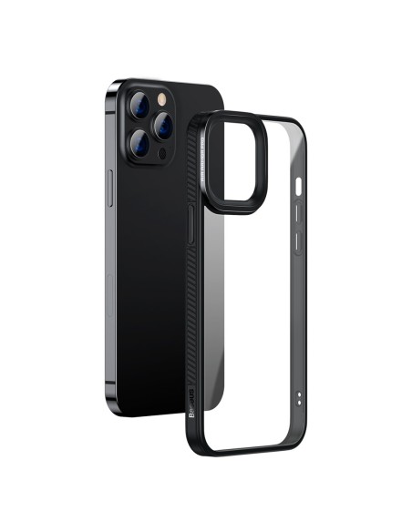 
Šarvuotas atsparus dėklas iPhone 13 Pro Max su gelio rėmeliu, juodas
