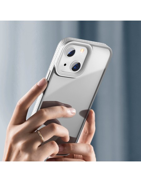 Šarvuotas, atsparus dėklas iPhone 13 su pilku gelio rėmeliu
 
Šarvuotas, atsparus dėklas iPhone 13 su pilku gelio rėmeliu