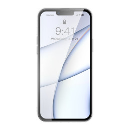 
Dėklo dangtelis skirtas iPhone 13 Pro Max, standus korpusas su skaidriu gelio rėmu
