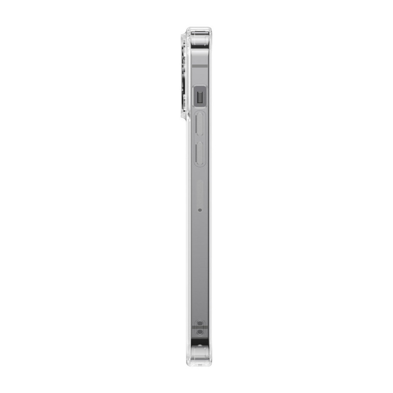 Dėklo dangtelis skirtas iPhone 13 Pro Max, standus korpusas su skaidriu gelio rėmu