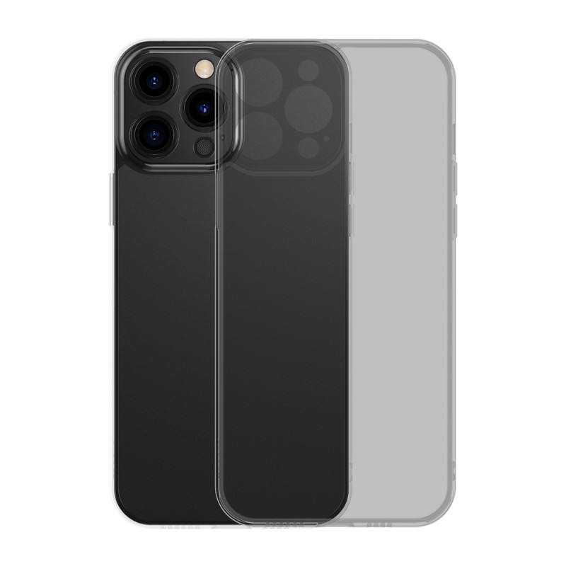 
Dėklo dangtelis iPhone 13 Pro, tvirtas korpusas su gelio rėmeliu, juodas
