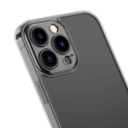 
Dėklo dangtelis iPhone 13 Pro, tvirtas korpusas su gelio rėmeliu, juodas
