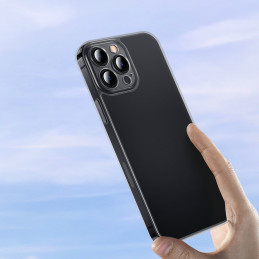 
Dėklo dangtelis iPhone 13 Pro, tvirtas korpusas su gelio rėmeliu, juodas
