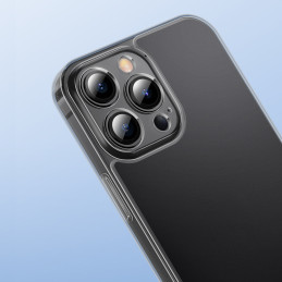 
Dėklo dangtelis iPhone 13 Pro, tvirtas korpusas su gelio rėmeliu, juodas
