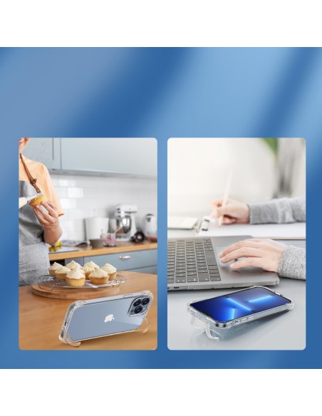 Dėklas iPhone 13, šarvuotas korpusas su kabliukais, skaidrus stovas
 
Dėklas iPhone 13, šarvuotas korpusas su kabliukais, skaidrus stovas