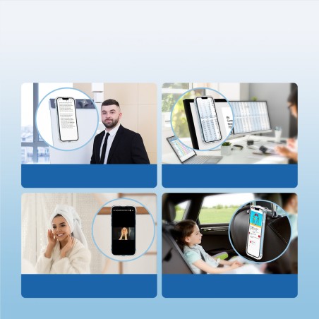 Dėklas iPhone 13 Pro, šarvuotas korpusas su kabliukais, skaidrus stovas
 
Dėklas iPhone 13 Pro, šarvuotas korpusas su kabliukais, skaidrus stovas