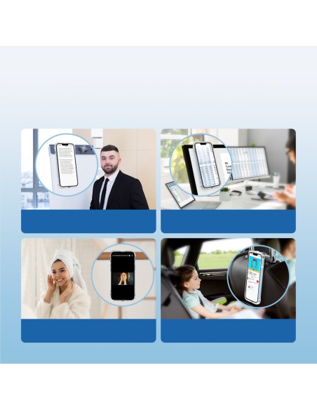 Dėklas iPhone 13 Pro Max, šarvuotas korpusas su kabliukais, skaidrus stovas
 
Dėklas iPhone 13 Pro Max, šarvuotas korpusas su kabliukais, skaidrus stovas