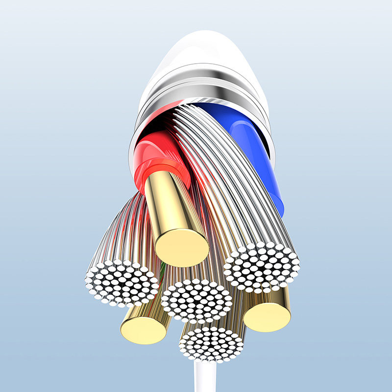 HUB kortelių skaitytuvo adapteris iPhone OTG Lightning - USB SD TF kortelių skaitytuvas baltas