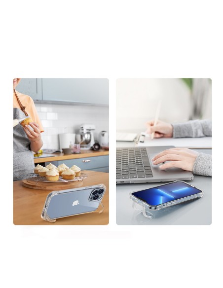 Magnetinis dėklas iPhone 13 Pro, šarvuotas dangtelis su kabliukais ir permatomu stovu
 
Magnetinis dėklas iPhone 13 Pro, šarvuotas dangtelis su kabliukais ir permatomu stovu
