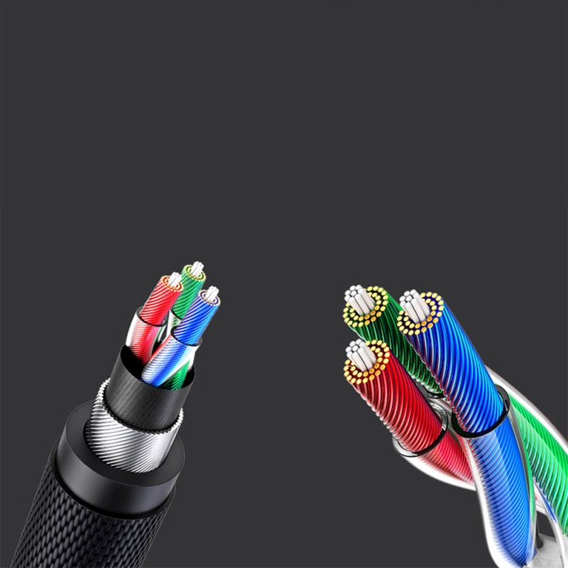 AUX garso kabelio mini lizdas 3,5 mm vyriškas, 2 m, juodas