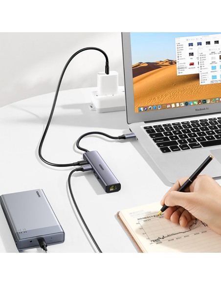 Daugiafunkcis HUB adapteris USB-C skirstytuvas - 3x USB Ethernet RJ-45 USB-C PD pilka
 
Daugiafunkcis HUB adapteris USB-C skirstytuvas - 3x USB Ethernet RJ-45 USB-C PD pilka