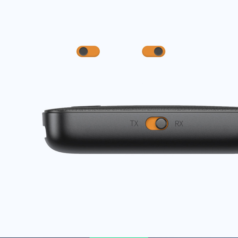 Imtuvo siųstuvas Bluetooth mini lizdas 3,5 mm juodas