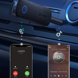 
Imtuvo siųstuvas Bluetooth mini lizdas 3,5 mm juodas
