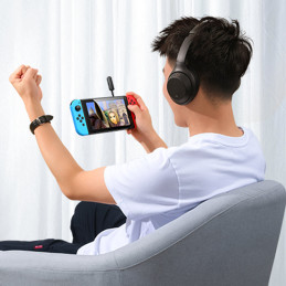 
Imtuvo siųstuvas Bluetooth mini lizdas 3,5 mm juodas
