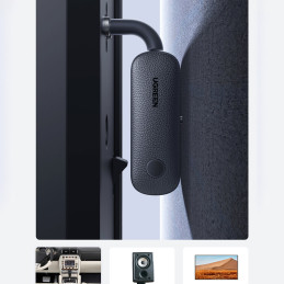 
Imtuvo siųstuvas Bluetooth mini lizdas 3,5 mm juodas
