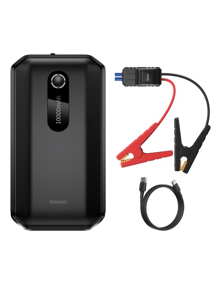 
Powerbank 10000mAh + automobilio starteris Booster 12V 1000A juodas

