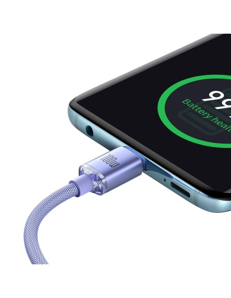 Kabelis greitam įkrovimui ir duomenų perdavimui USB - USB-C 100W 1,2m violetinė
 
Kabelis greitam įkrovimui ir duomenų perdavimui USB - USB-C 100W 1,2m violetinė