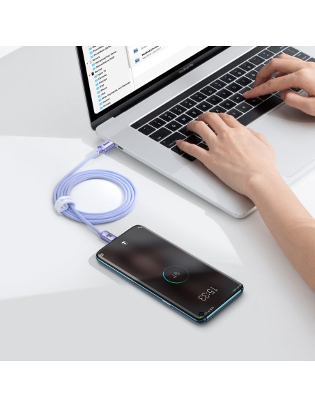 Kabelis greitam įkrovimui ir duomenų perdavimui USB - USB-C 100W 1,2m violetinė
 
Kabelis greitam įkrovimui ir duomenų perdavimui USB - USB-C 100W 1,2m violetinė
