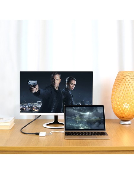 USB-C – HDMI VGA vaizdo konverterio adapteris baltas
 
USB-C – HDMI VGA vaizdo konverterio adapteris baltas