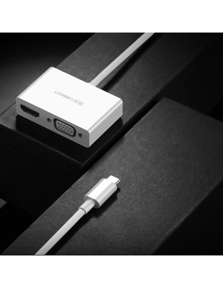 USB-C – HDMI VGA vaizdo konverterio adapteris baltas
 
USB-C – HDMI VGA vaizdo konverterio adapteris baltas
