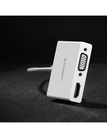 USB-C – HDMI VGA vaizdo konverterio adapteris baltas
 
USB-C – HDMI VGA vaizdo konverterio adapteris baltas
