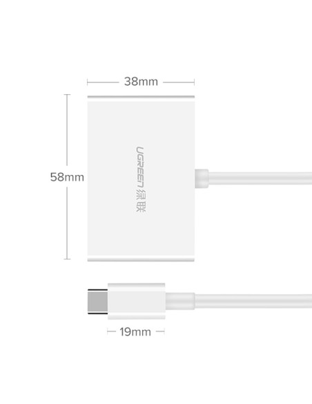 USB-C – HDMI VGA vaizdo konverterio adapteris baltas
 
USB-C – HDMI VGA vaizdo konverterio adapteris baltas
