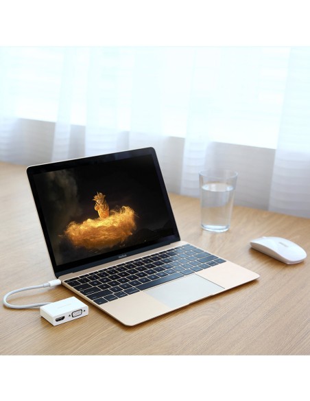 USB-C – HDMI VGA vaizdo konverterio adapteris baltas
 
USB-C – HDMI VGA vaizdo konverterio adapteris baltas