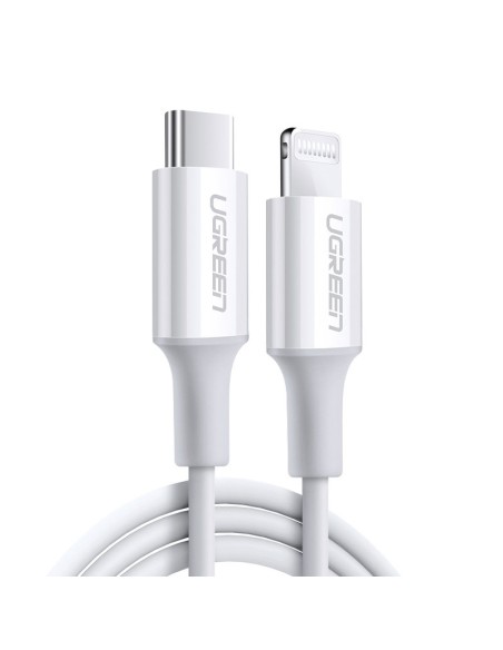 Kabelis iPhone MFi USB-C - Lightning 20W 3A 1,5m baltas
 
Kabelis iPhone MFi USB-C - Lightning 20W 3A 1,5m baltas